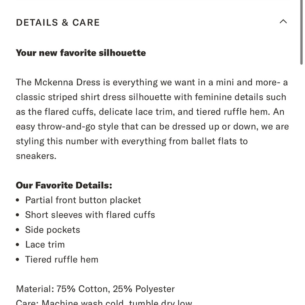 Tuckernuck Tan Striped McKenna Dress with Ruffles - Picture 4 of 4